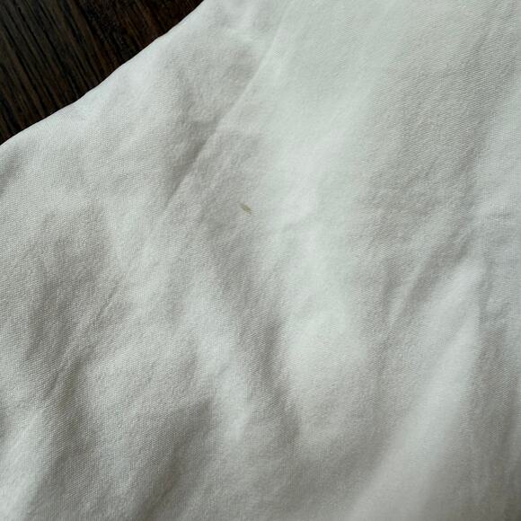 Tail Vintage 80s 90s White & Red Striped Zip Windbreaker Jacket L - Picture 7 of 9